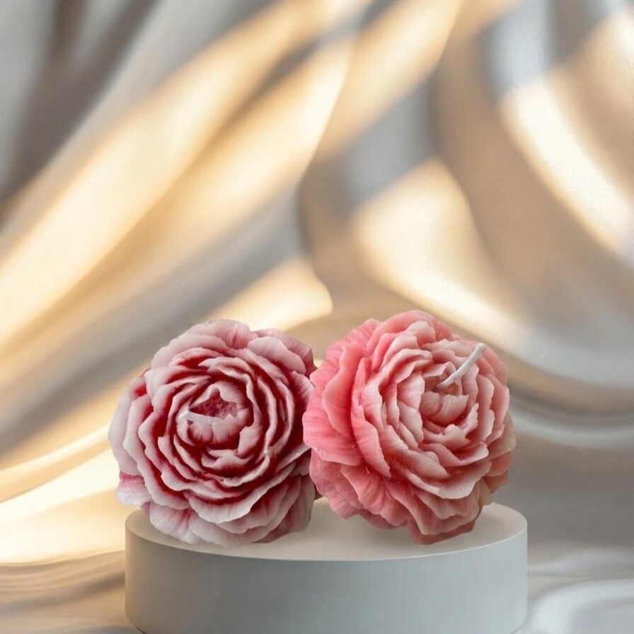 Blooming Rose Mold Candle